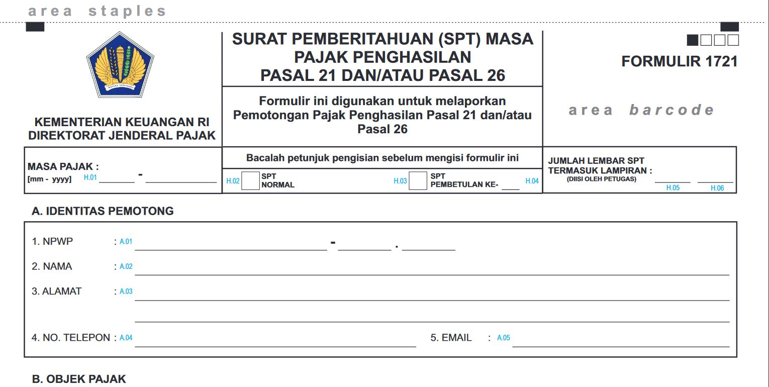 apa itu spt pph 21