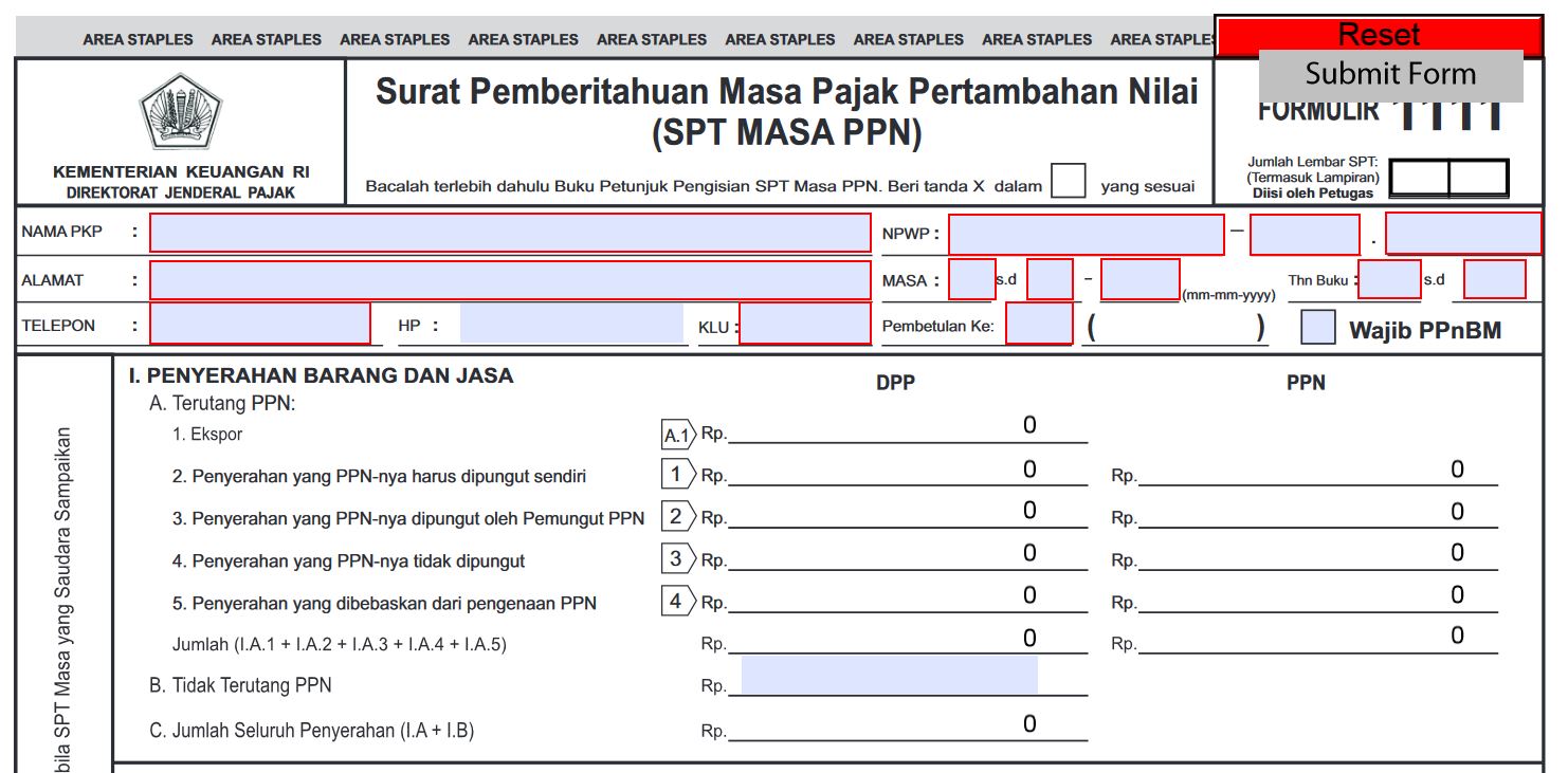 Cara Lapor PPN Bulanan